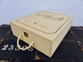 Weinkiste Sperrholzkoffer Koffer Sperrholz