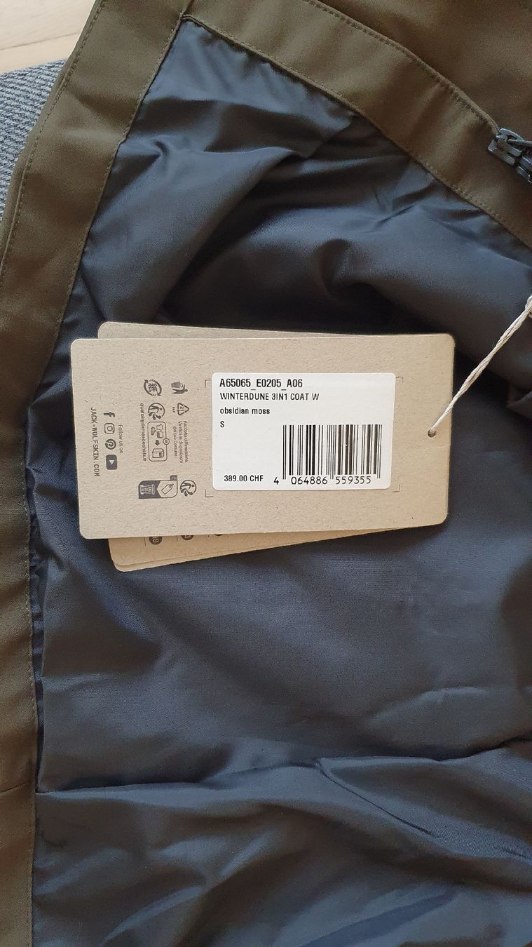 Jack Wolfskin Jacken: Jack Wolfskin Jacke – Neu (gemäss Beschreibung) aus Basel von and_xs78 2