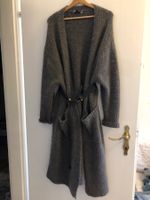 Wolle Weste Grau Zara mit Ledergürtel