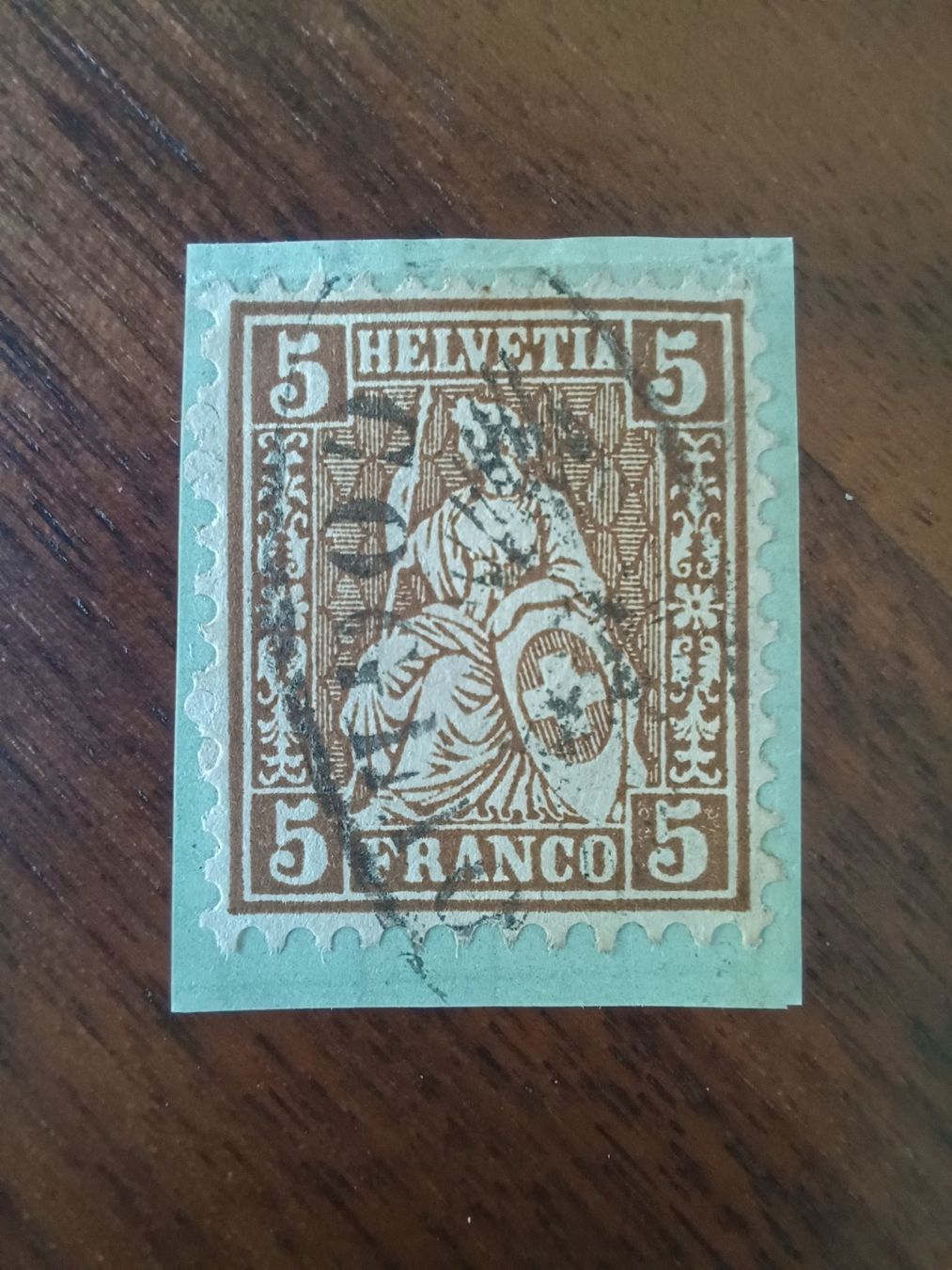 Tutti i francobolli: Strahlenstempel COGLIO auf Briefstück – Usato da Beringen venduto da Goeppeli 1