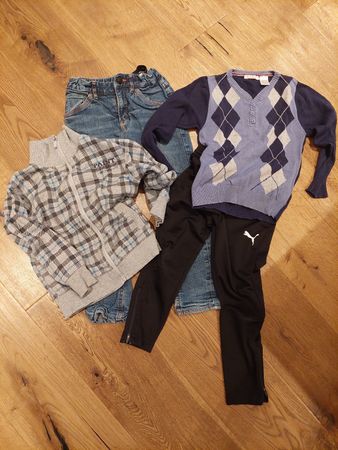 Kinder Kleiderpaket, Gr.110-116, Hosen, Pullover, Jacke