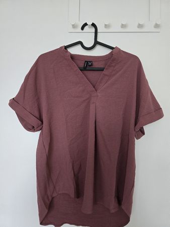 Luftig leichte Shirt-Bluse von Vero Moda Gr. XS Altrosa