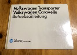 Betriebsanleitung Volkswagen Transporter 1989