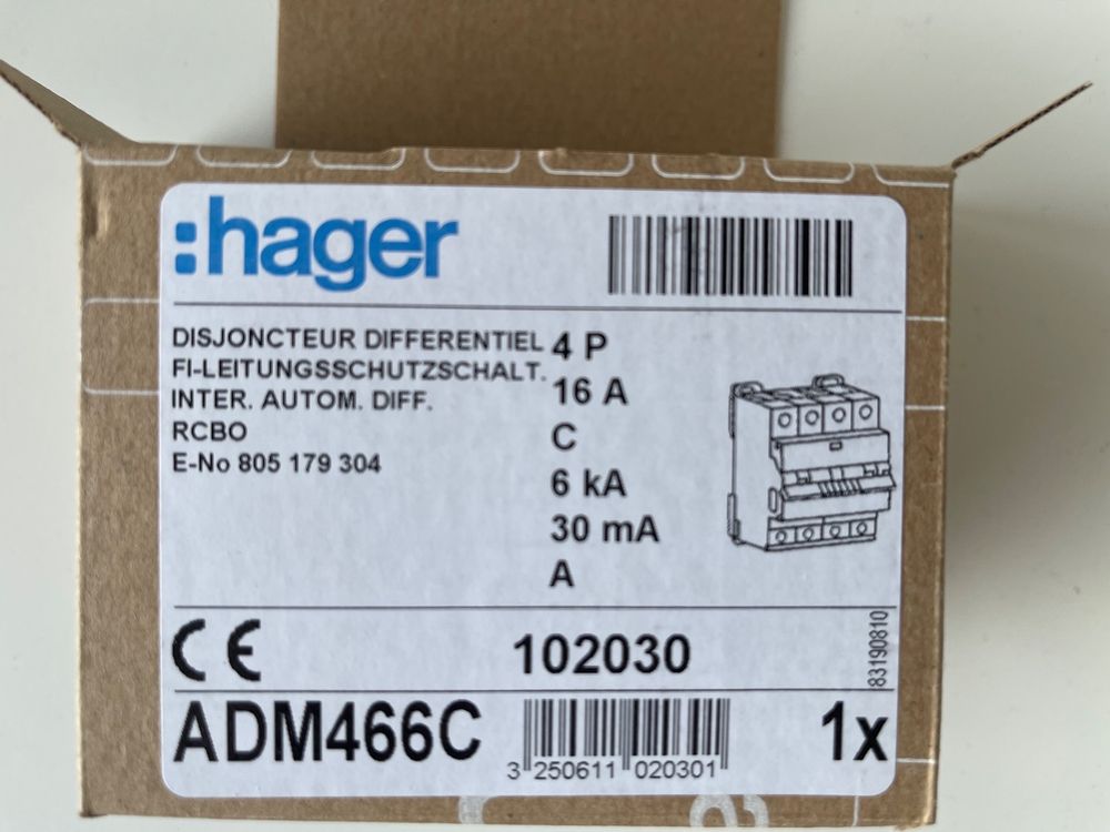 E ADM466 C, Hager