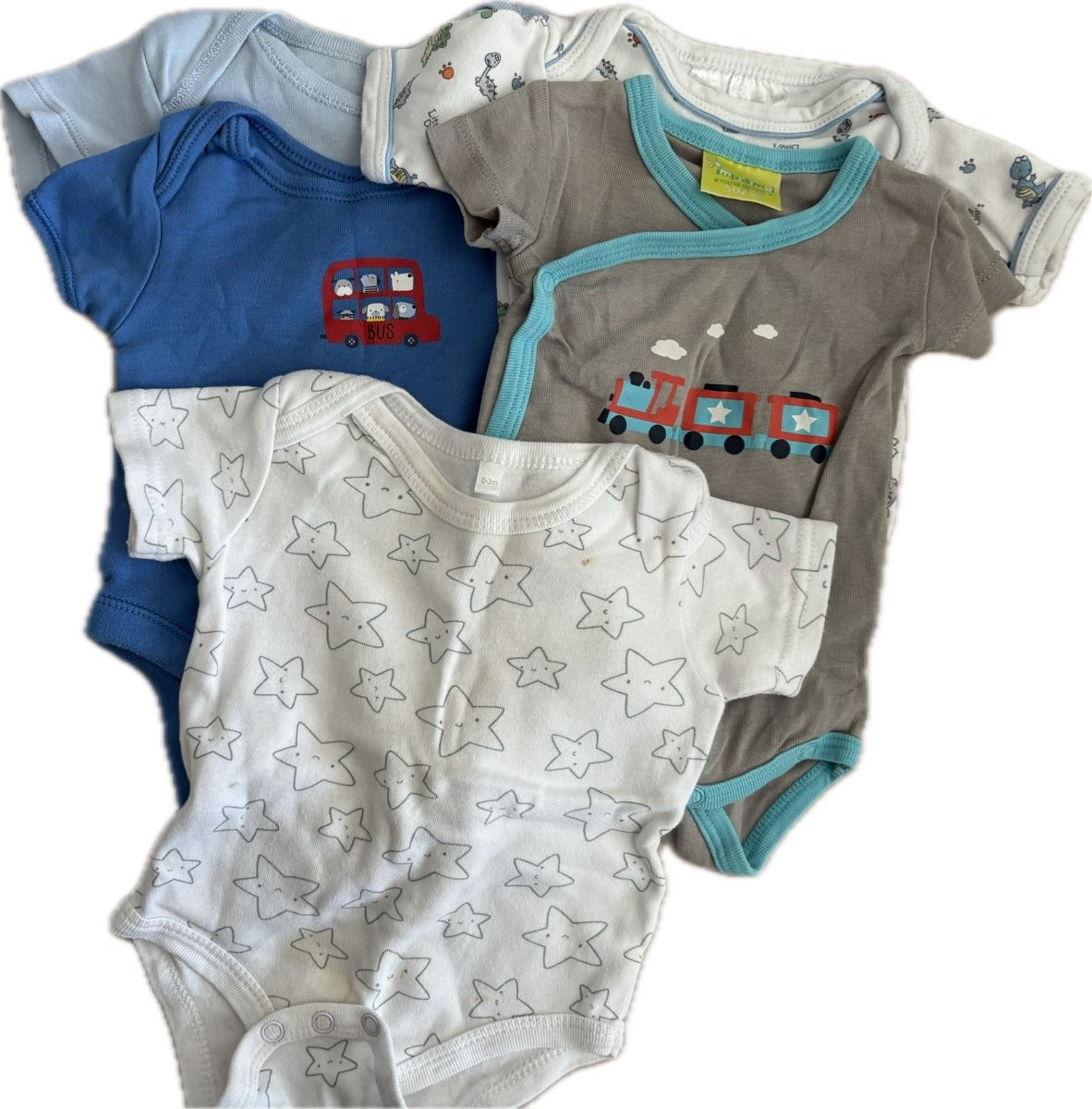 Unterwäsche: 5 kurzarmige Baby Bodys Gr. 56 – Gebraucht aus Zürich von pknop