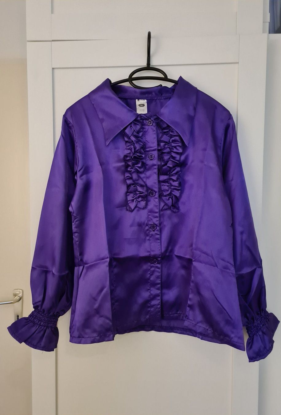 Hemden: Festliches Hemd in Gold/Violet/Pink – Gebraucht aus Hinteregg von Sandra.10 1