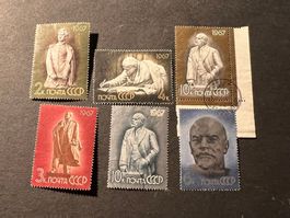 Russia / USSR Mi. 3339-3343, 3408  gest. LENIN (E745)