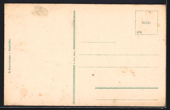 Cartoline postali: Güttingen, Kirche, Kath. Pfarrhaus und  – Usato da Berlin venduto da bartko-reher 1