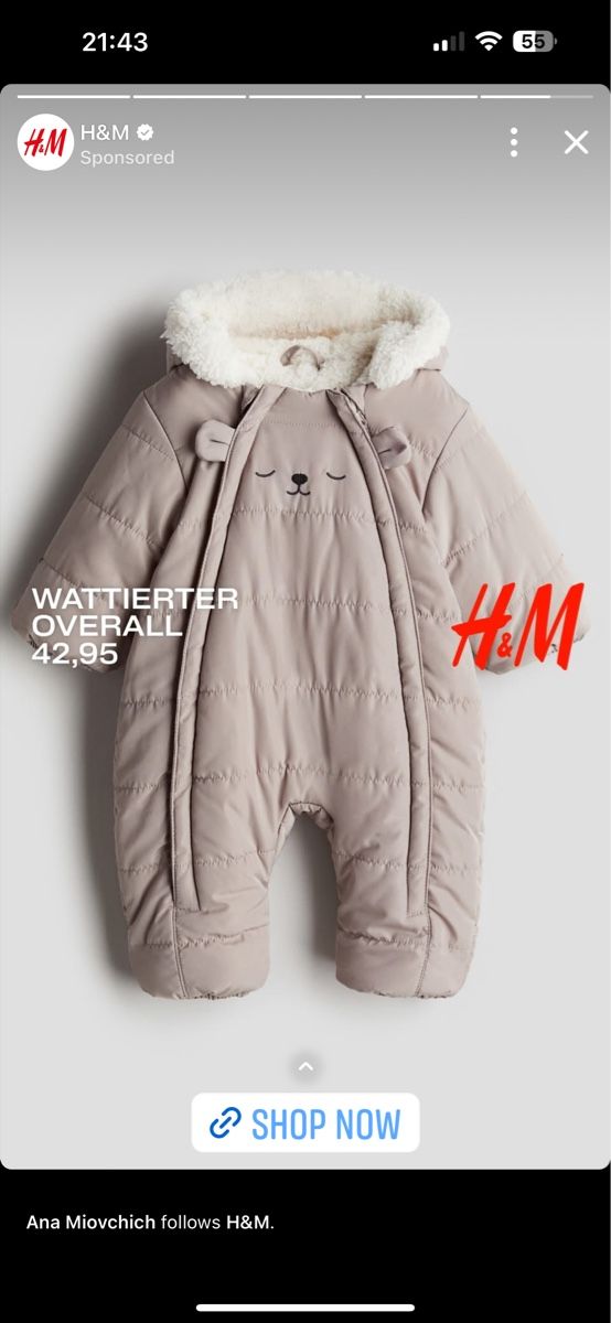 C&A Jacken & Mäntel: C&A winter coat for baby 2-3M – Neu (gemäss Beschreibung) aus Emmenbrücke von jov_qj5z