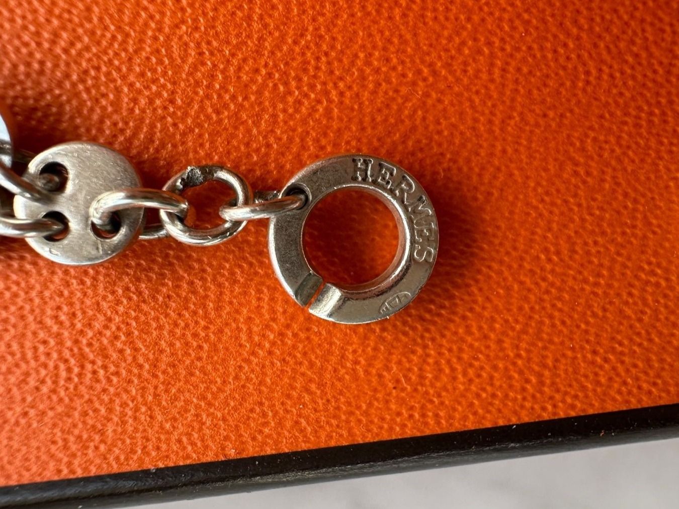Hermès Catenine: Hermès Confetti Halskette, 925 Silber – Usato da Meilen venduto da aveneg 4
