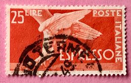 Briefmarken aus Italien 1945 Express GESTEMPELT