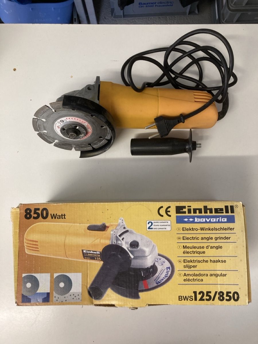 Einhell Tutti gli attrezzi: Winkelschleifer/Trennscheibe – Usato da Wallenwil venduto da Clare1