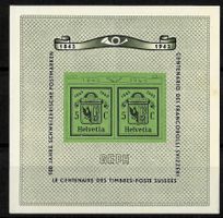 1943, W18**. Block Genf postfrisch + einwandfrei (14410)