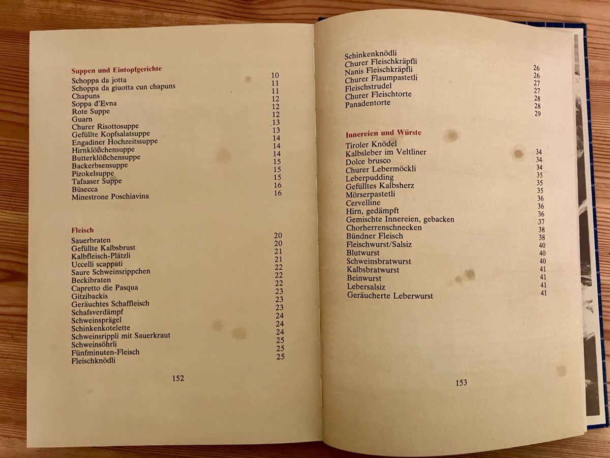 Bücher: Das Kochbuch aus Graubünden – Gebraucht aus Baar von Pulsatilla 7