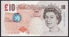 England 10 Pounds 2004