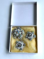 Vintage-Schmuckset aus Brosche und Ohrclips*****