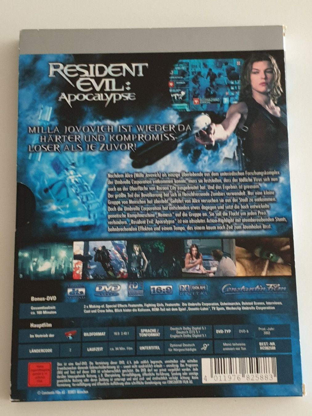 Tutti i DVDs: Resident Evil: Apocalypse DVD – Usato da Zürich venduto da pau_y8mv 1