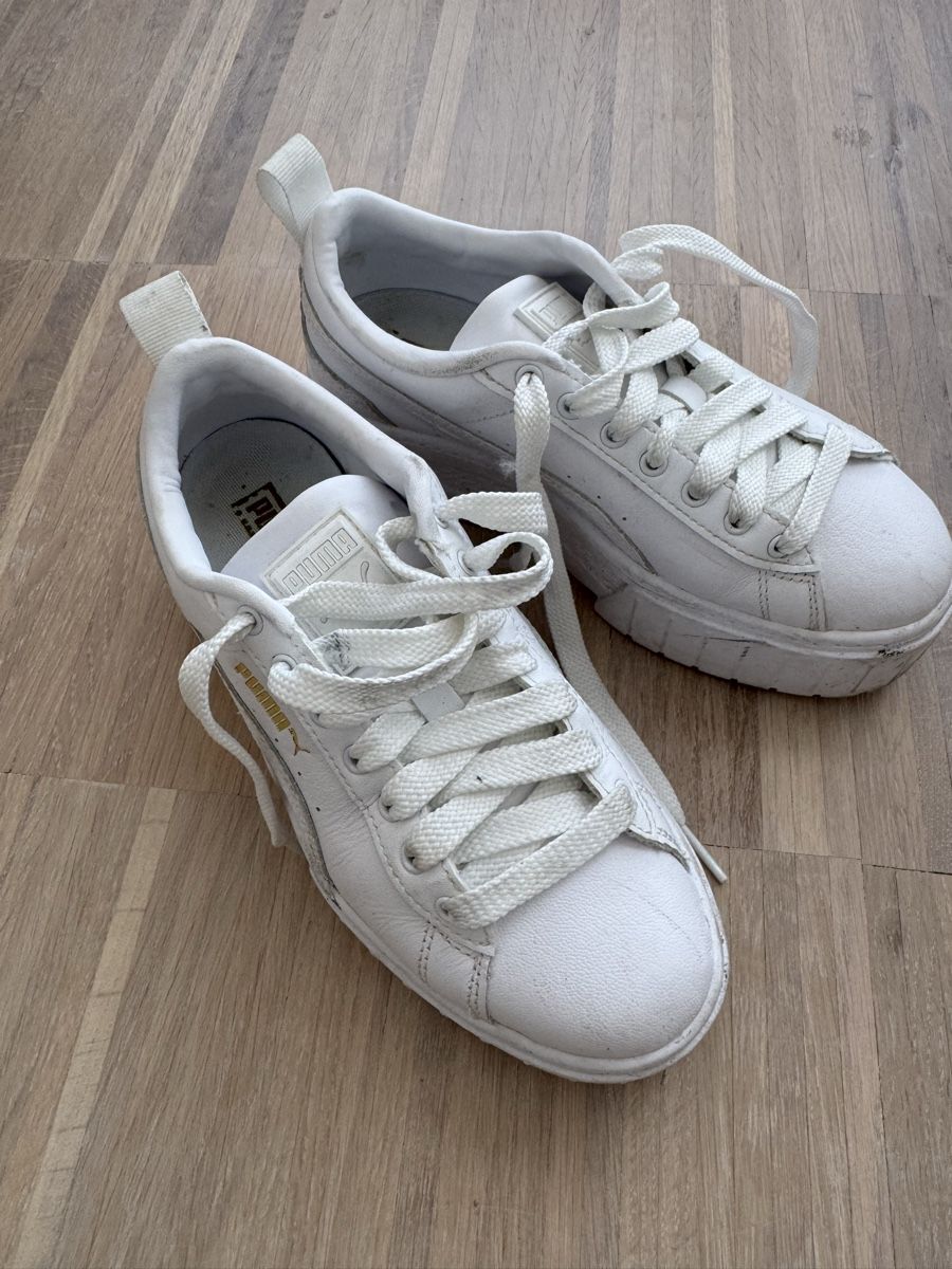 Puma Chaussures femmes: Puma Sneaker, Grösse 35.5 Weiss – D'occasion à Binningen par happy_xx 3