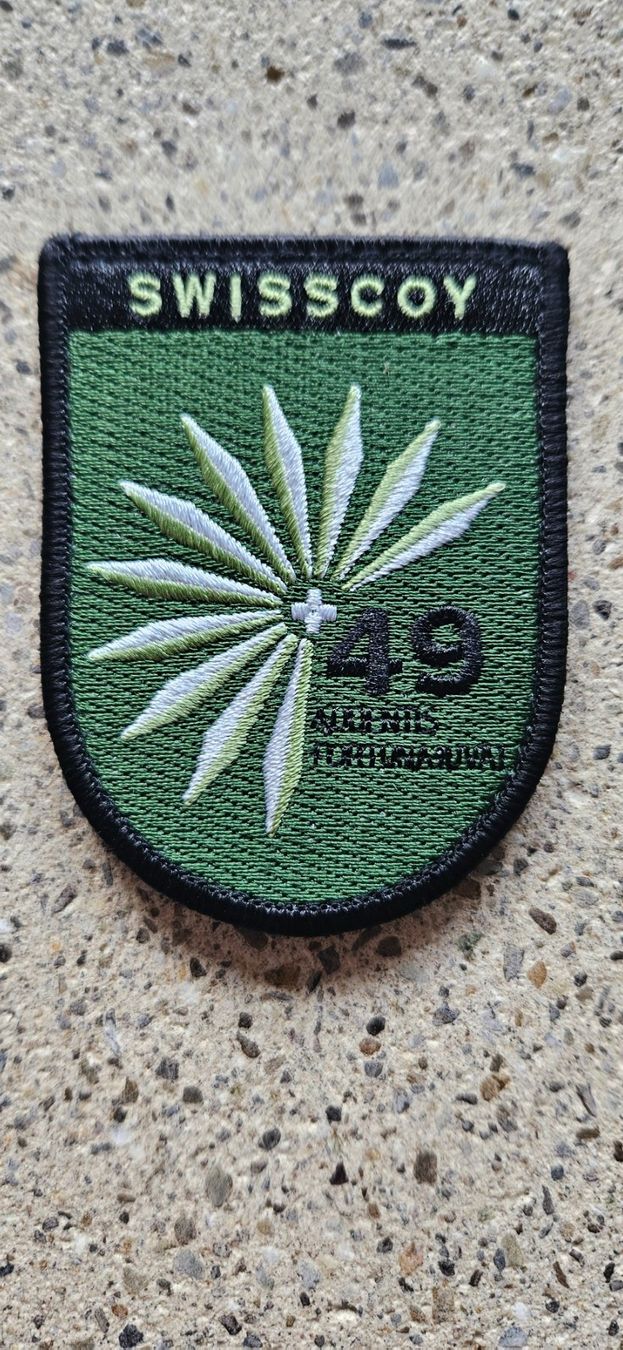 Schweizer Armee Plaketten & Abzeichen: *** Badge Swisscoy  mit klett *** – Neu und originalverpackt aus Riedholz von fr_sIruP