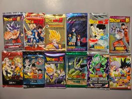 12x Dragonball Z Karten Booster Packs - Vintage Sammlung!