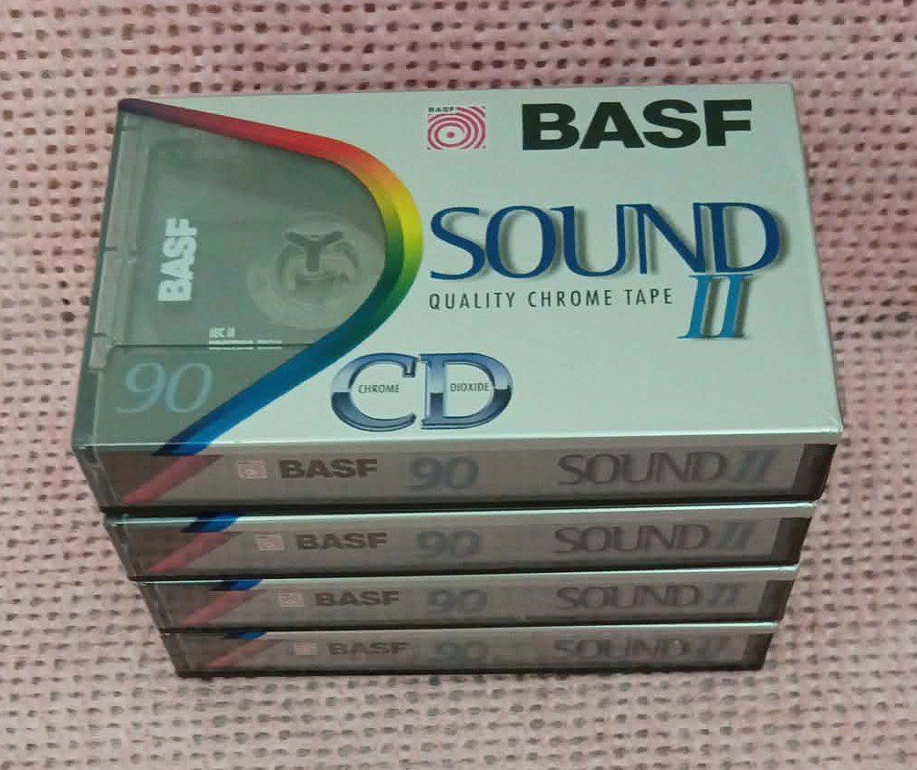 Cassettes audio: BASF Sound II 90 / cassette MC - scellées – Neuf avec emballage d'origine à Le Locle par borgespatricia 1