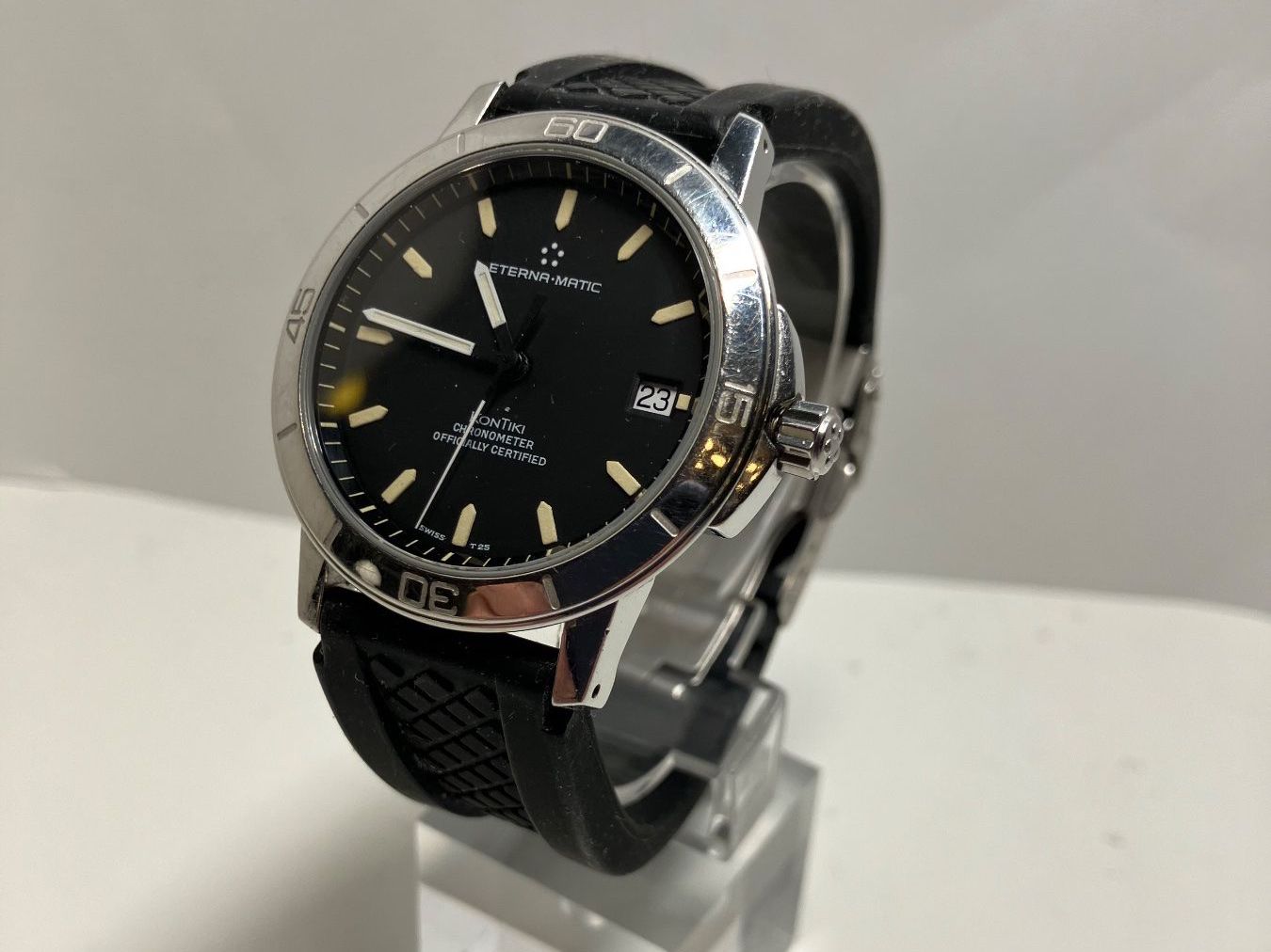 Eterna Orologi: Eterna Kontiki Chronometer 1856 - NEUES Originalwerk – Usato da Rütihof venduto da Kraemerm