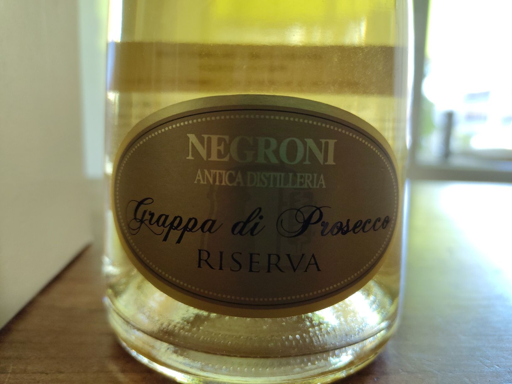 Spirituosen: Grappa di Prosecco Riserva Negroni 700ml 42% Vol – Neu (gemäss Beschreibung) aus Dietlikon von VintageStudioZurich 1