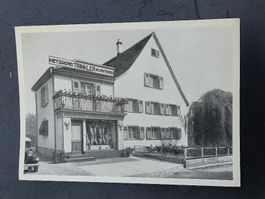 Alte PK / Metzgerei Wursterei Trinkler Allschwil ca. 1930