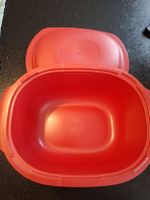 Tupperware Top-Zustand, Schüssel mit Deckel, Rot, 3.5 L