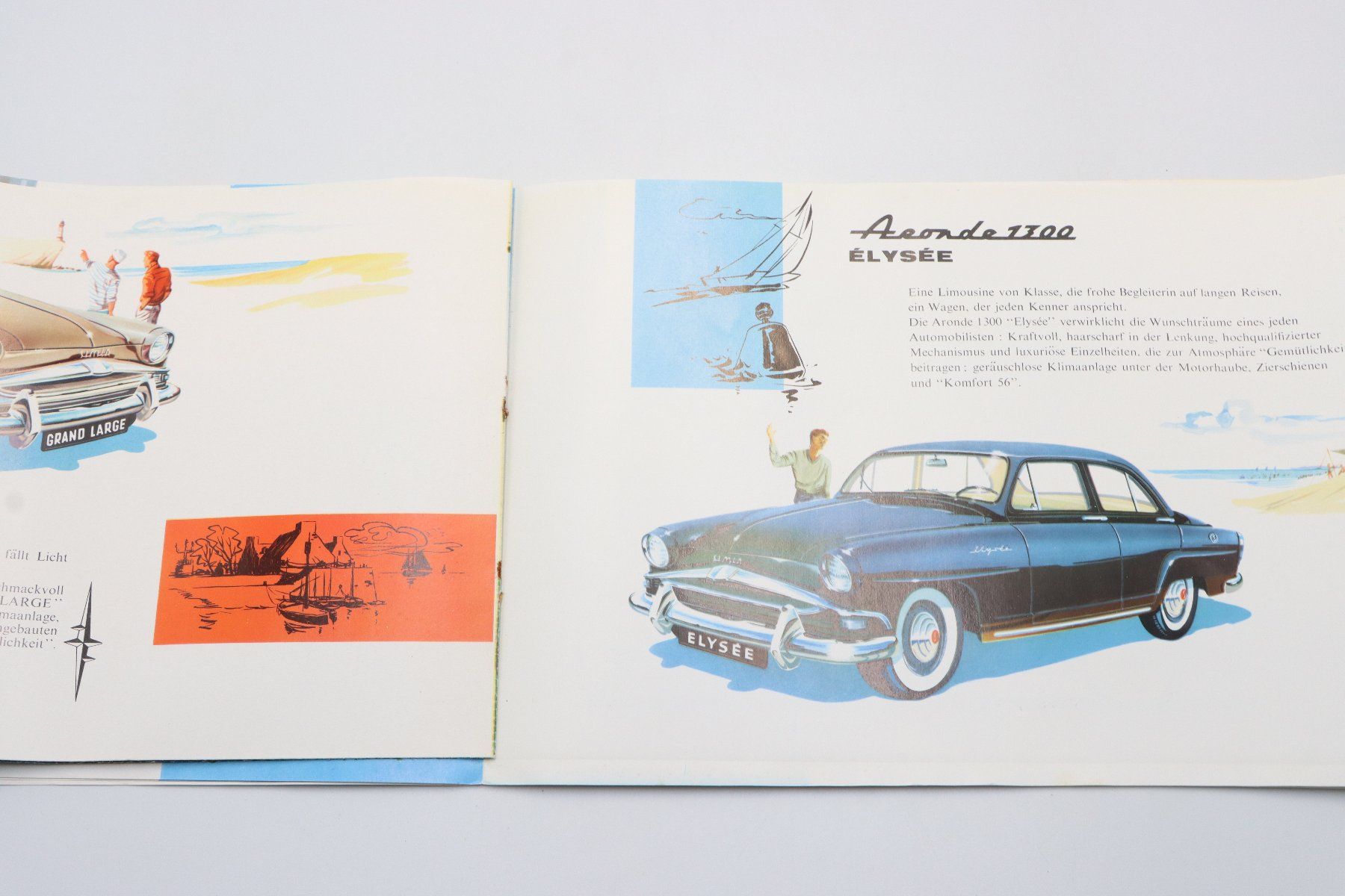 Simca Documents: Simca Aronde 1300 1956 Prospekt – D'occasion à Bühl b.Aarberg par Collectorpassions 6