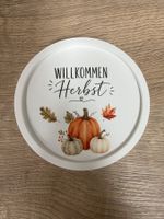 Handgemachter Herbst Dekoteller
