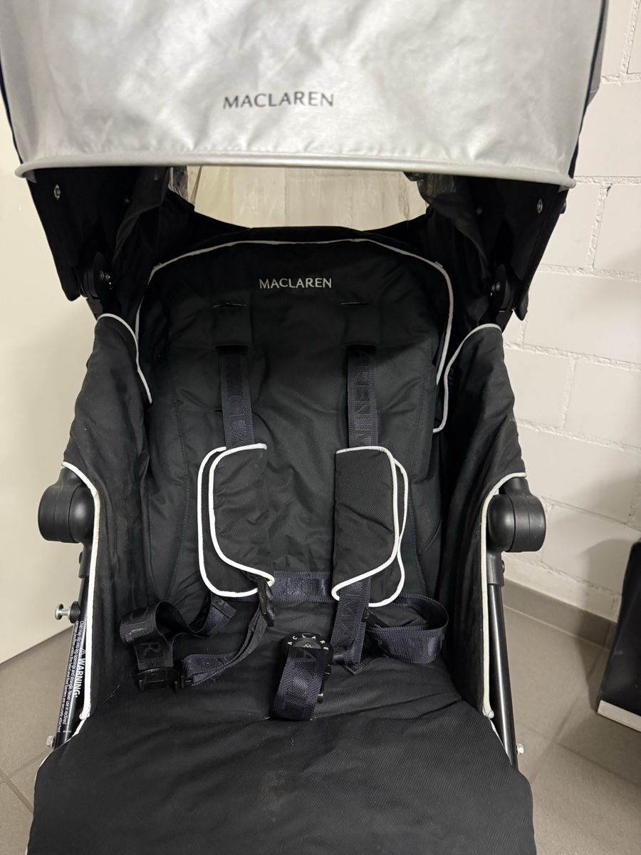 Mclaren Carrozzine: Maclaren Techno XT Stroller - Black - Incl. Rain Cover – Usato da Lufingen venduto da csi_kt8q 1