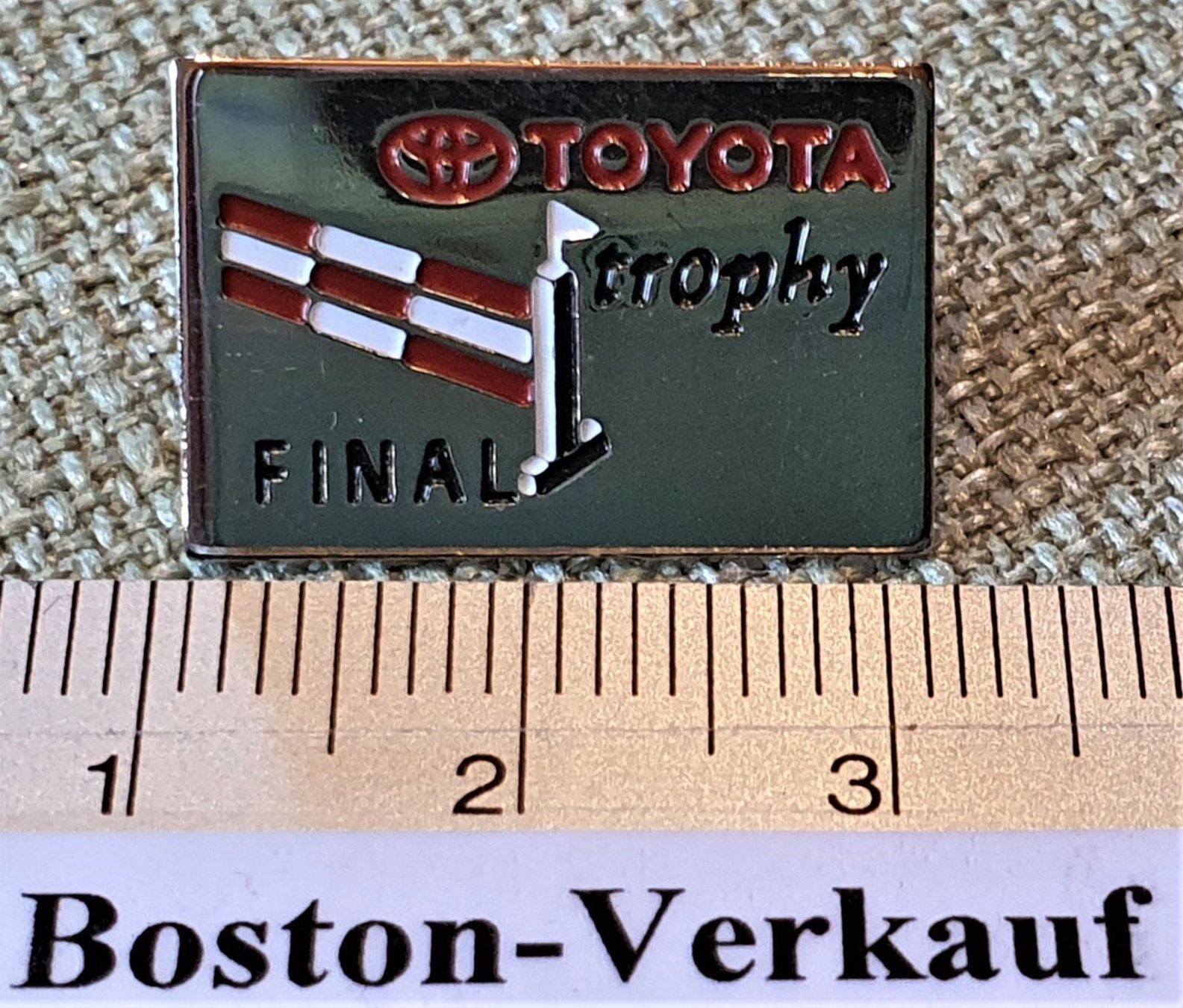 Spille: B556 Pin Toyota tropy Final Springreiten – Usato da Reinach BL venduto da Boston-Verkauf 1