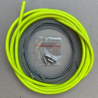 Bremskabelhülle  leuchtgelbt  inkl. 2 Bremskabel - NEU
