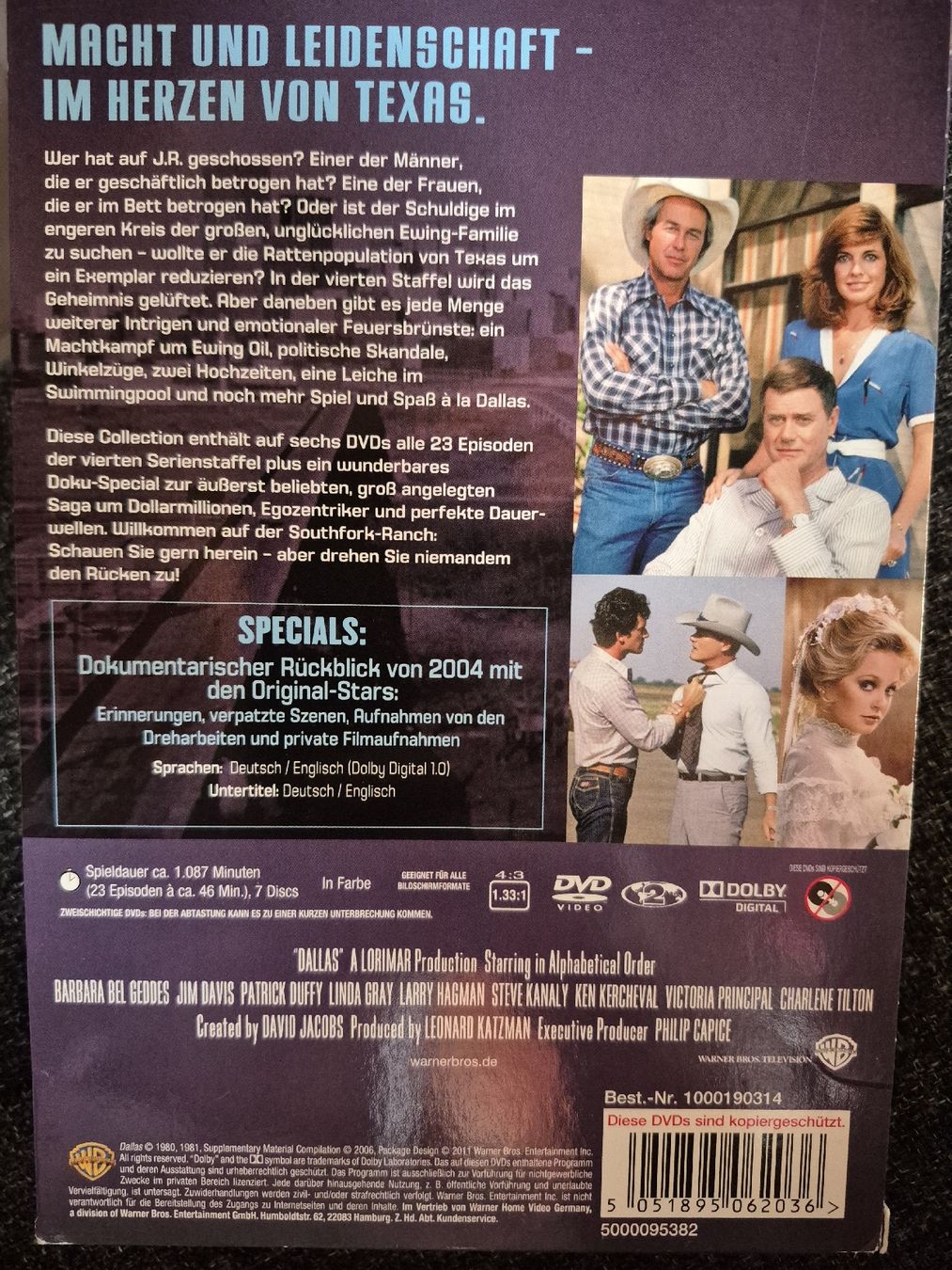 Tutti i DVDs: Dallas - Die komplette vierte Staffel – Usato da Malters venduto da buzeli2 1