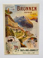 Plakat für Kurort Brunnen 1900 (Repro.)