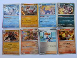 8-teiliges Pokémon Karten-Set in englischer Sprache
