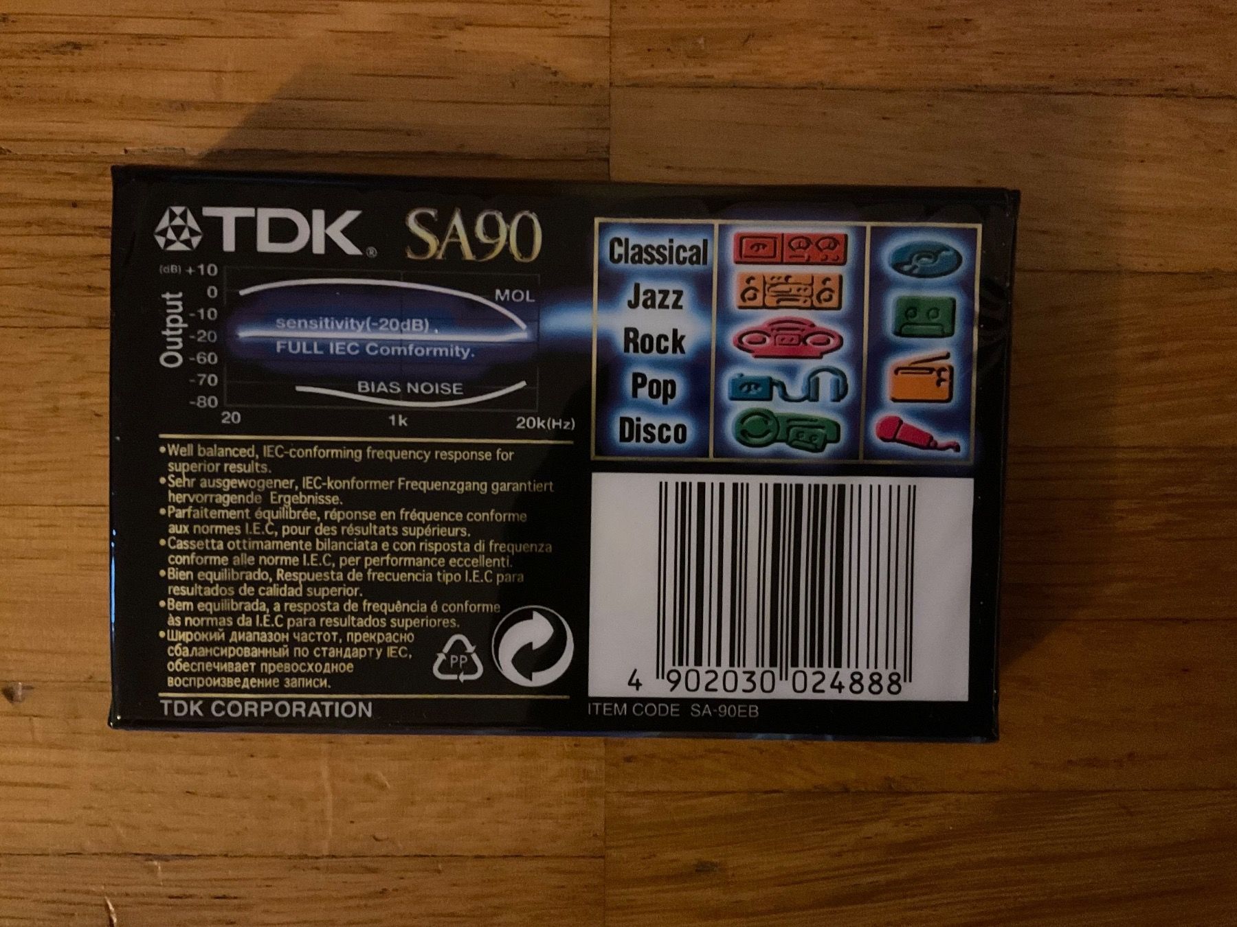 Musicassette: Musikkassette TDK SA90 Type II – Nuovo e nell'imballaggio originale da Winterthur venduto da Whitefish 1