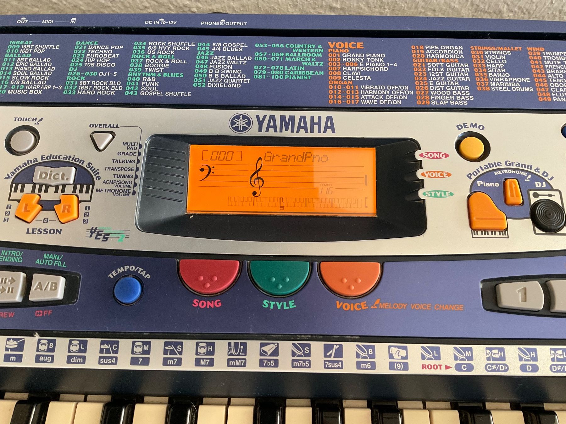 Yamaha Musikinstrumente: Keyboard Yamaha -PSR 260 – Gebraucht aus Binningen von LukasRicardo 5
