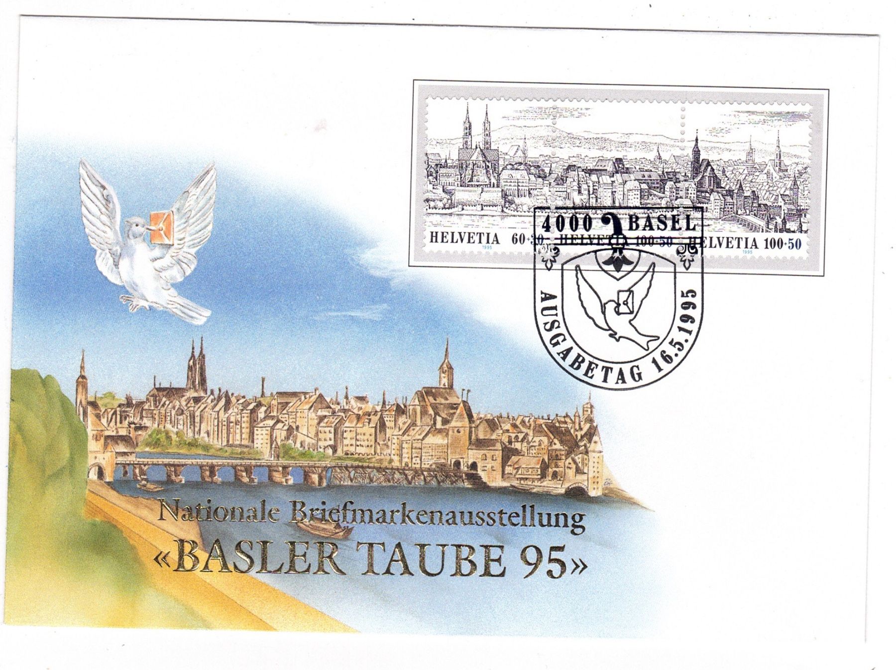 Tutti i francobolli: Lettre Basler Taube 95 – Usato da La Tour-de-Peilz venduto da amjust