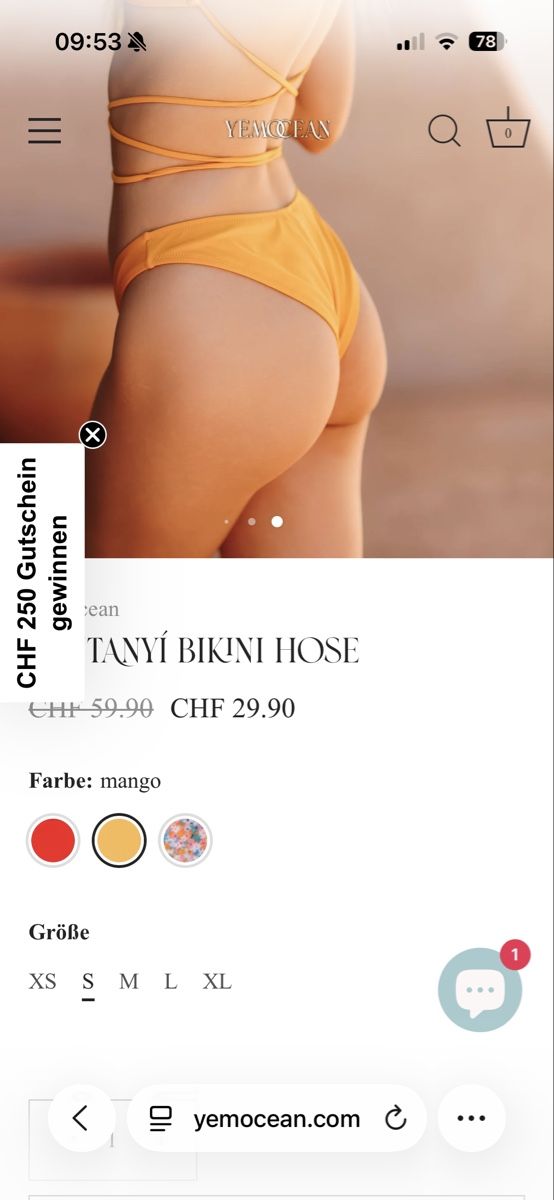 Costumi da bagno & Bikini: Yemocean Bikinihose Gr. M/L – Usato da Muolen venduto da Lucianer 1