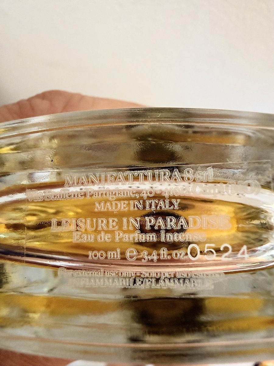 Simone Andreoli Parfum & Eau de Toilette: EDP Simone ANDREOLI - LEISURE IN PARADISE, 100 ml – Gebraucht aus Lodrino von sis_w9jf 1