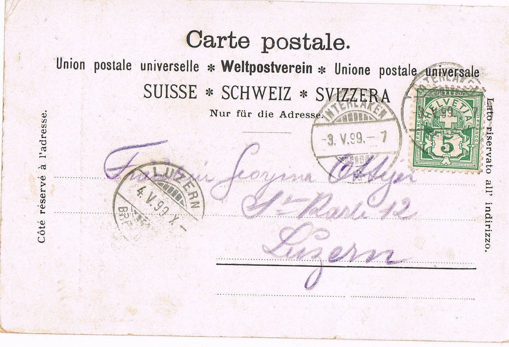 Cartoline postali: Iseltwald, alte AK! – Usato da Buchs AG venduto da Baerfisch 1