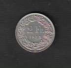 Tutti le monete: CH -  2  Fr.  1958  SILBER  Gebraucht – Usato da Gordola venduto da coinsandnotes