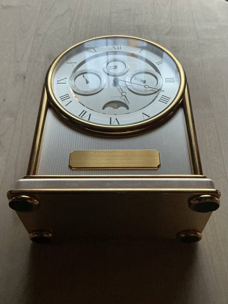 Orologi: Tischuhr mit Vollkalender – Usato da Hölstein venduto da Uhriella 5