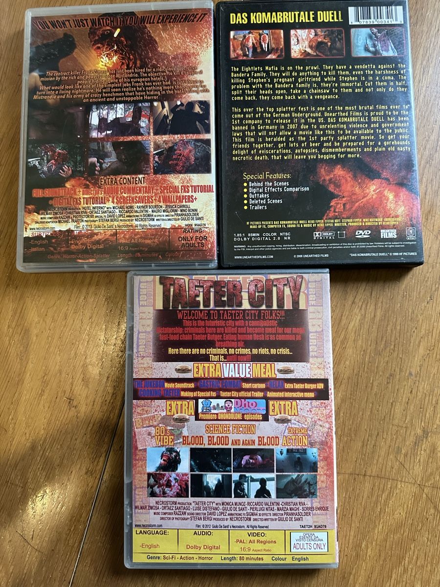 Tutti i DVDs: Horror, DVD in Englisch 1x code 1 – Usato da Benken ZH venduto da Audi-erich 1