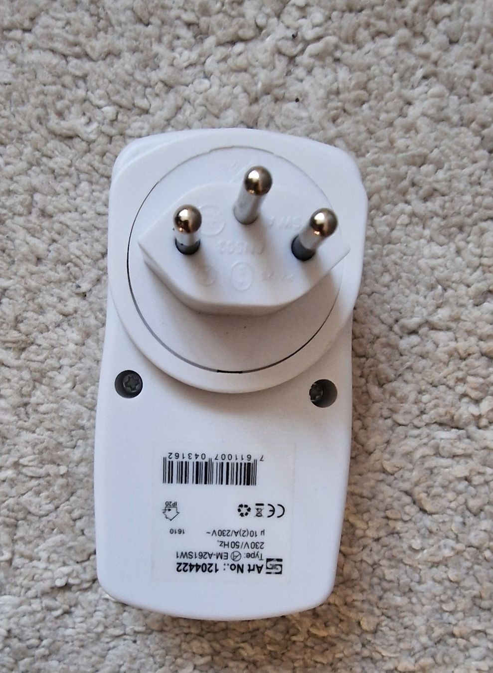 Spine: Timer digital 20 Schaltprogramme / Zufallsgenerator /Stecker – Usato da Gerlafingen venduto da dulifuli 1