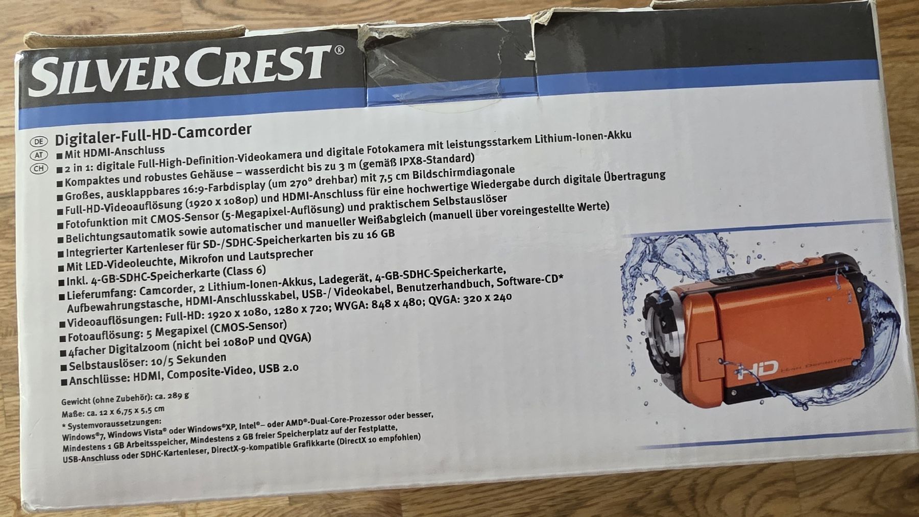 Caméscopes: SilverCrest Digitaler Full HD-Camcorder orange – D'occasion à Biel/Bienne par TuescherS 2
