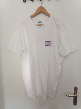 Quicksilver tshirt weiss mit logo