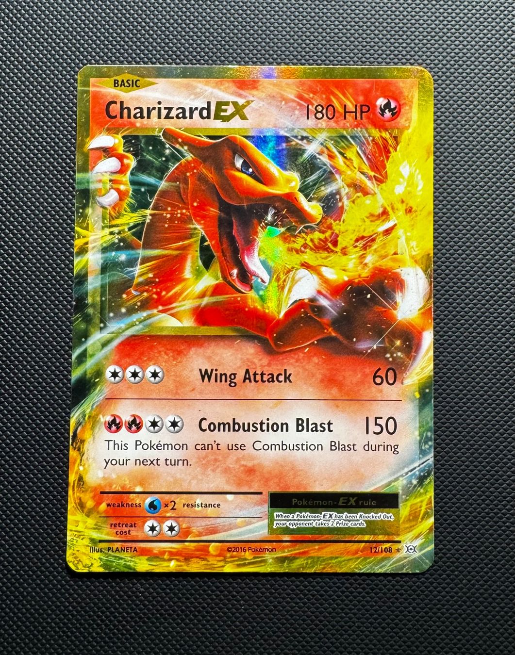 Pokémon Cartes à collectionner: Pokemon Charizard Ex 12/108 EN Evolutions – D'occasion à Eschen par SenseiS3